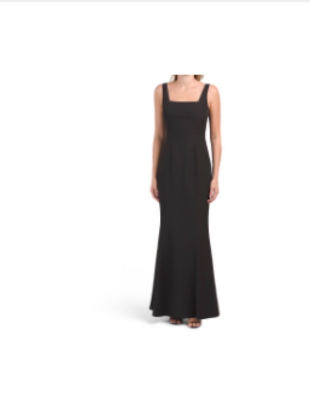 Laundry By Shelli Segal Black full length Mermaid style gown